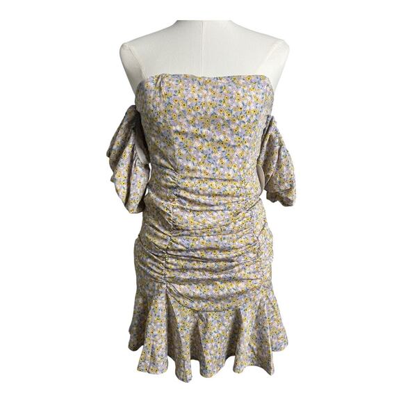 NWT Urban Outfitters Floral Womens Coquette Cottagecore Dress Girly Romantic S - Picture 1 of 11